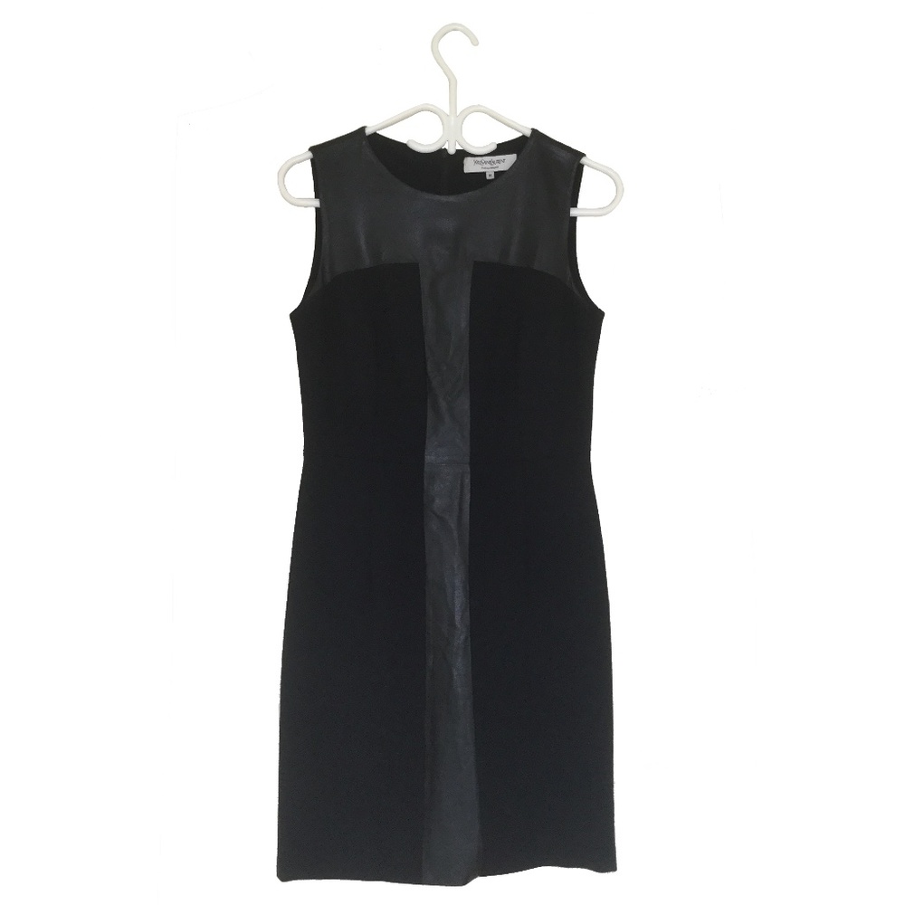 Yves Saint Laurent (YSL) Leather Dress Size M